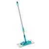 Escova de chão LEIFHEIT PowerClean M com haste telescópica, 33 cm, verde/cinzento