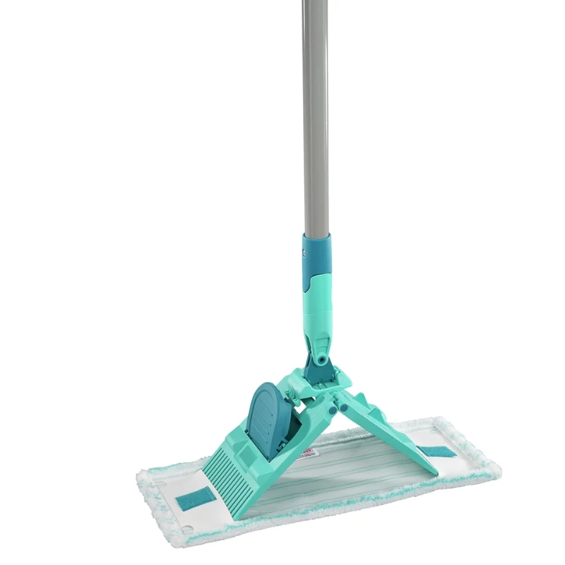 Conjunto de limpeza de chão Leifheit Clean Twist M Ergo com cabeça de mopa Micro Duo, 33 cm, verde/branco