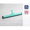 LEIFHEIT Click System limpa-rodapés 45 cm para absorção de água, lâmina dupla de borracha, azul/branco