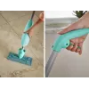 LEIFHEIT escova de chão com função de pulverização de água Pico Spray S 26 cm