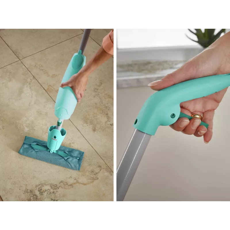 LEIFHEIT escova de chão com função de pulverização de água Pico Spray S 26 cm
