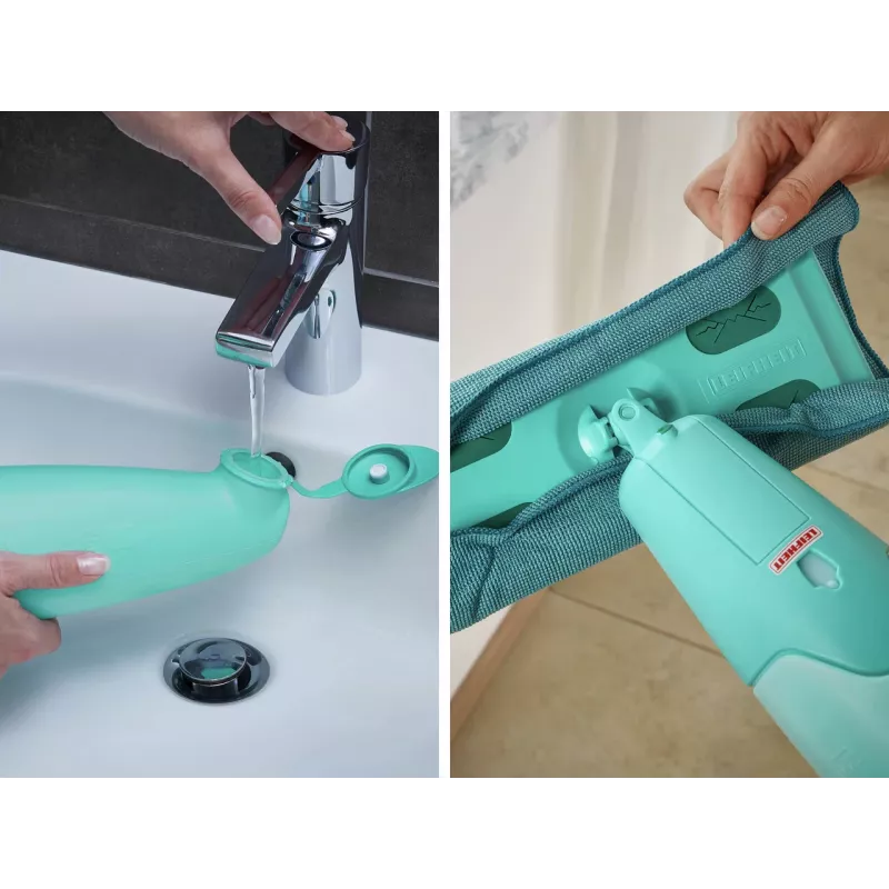 LEIFHEIT escova de chão com função de pulverização de água Pico Spray S 26 cm