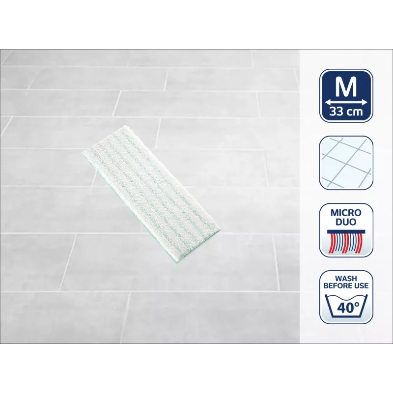 LEIFHEIT Picobello M Cotton Plus capa de esfregona substituível 33 cm