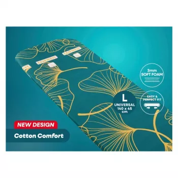 LEIFHEIT capa de tábua de passar a ferro Cotton Comfort L/Universal 140x45 cm