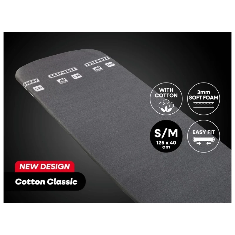 LEIFHEIT capa de tábua de passar a ferro Cotton Comfort S/M 125x40 cm