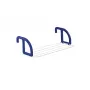 LEIFHEIT Classic estendal suspenso 25 | 25 m de comprimento de secagem | estendal de chão em asa | aço revestido e plástico | branco/azul | interior/exterior