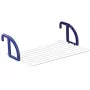 LEIFHEIT Classic 70 estendal, 7 varões, 7 m de comprimento de secagem, estendal dobrável em asa, branco/azul