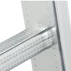 Hailo ProfiStep duo 7218-007 escada de apoio em alumínio, 2x25 degraus, altura máxima de trabalho 9,5 m, prateada