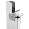 Hailo ProfiStep duo 7218-007 escada de apoio em alumínio, 2x25 degraus, altura máxima de trabalho 9,5 m, prateada