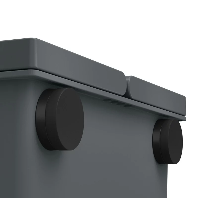 HAILO FlexBox S contentor de resíduos de parede 7L cinzento-escuro