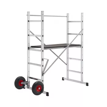 HAILO Gerüst HobbyStep H3 aço 2x5 degraus plataforma de trabalho dobrável