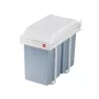 HAILO Multi-Box Duo L sistema de resíduos sob bancada, 2x14L, branco