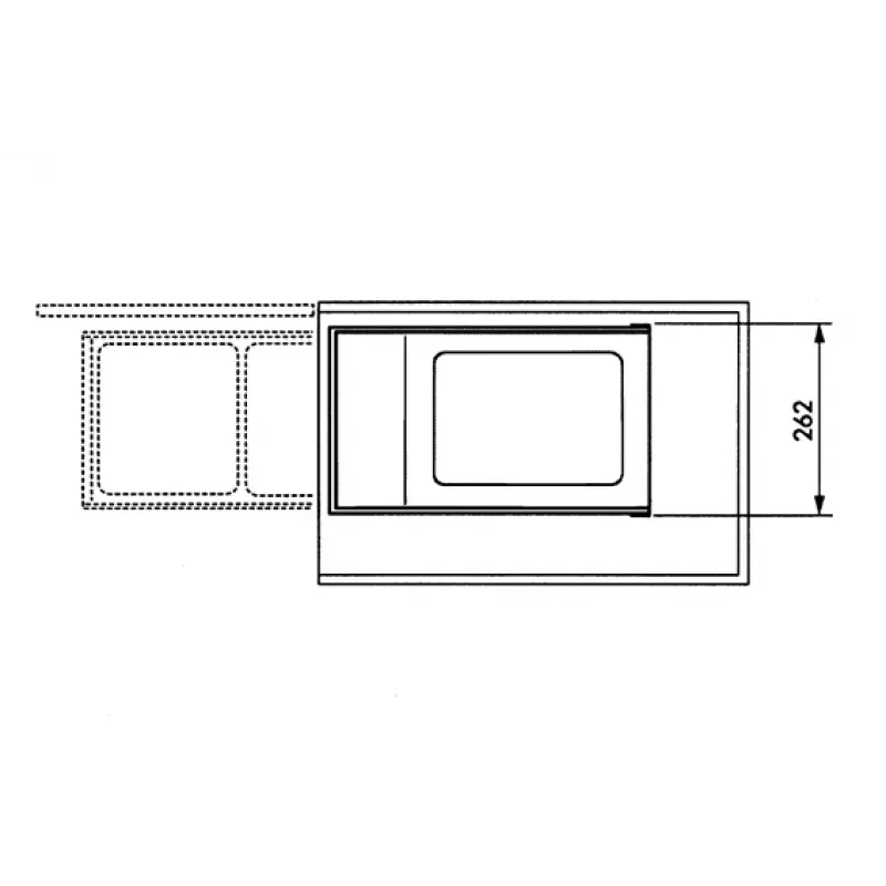 HAILO Multi-Box Duo L sistema de resíduos sob bancada, 2x14L, branco