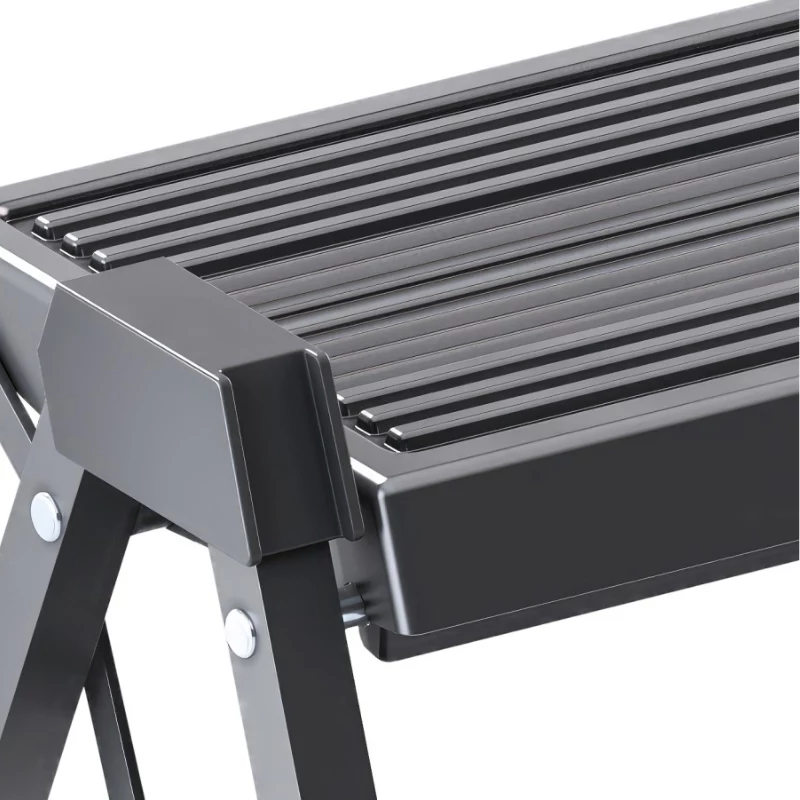 HAILO Banco de degraus dobrável StepFix / Aço / 2 degraus / Preto