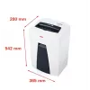 HSM SECURIO C18 destruidora de documentos de corte em tiras 3,9 mm P-2 branco/antracite