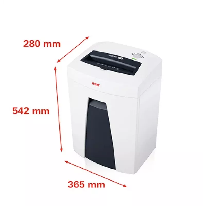 HSM SECURIO C18 destruidora de documentos de corte em tiras 3,9 mm P-2 branco/antracite