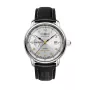 Zeppelin Mediterranee 96681 relógio automático de homem, 40mm, mostrador azul, pulseira de pele azul
