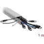 Delock calha de cablagem 50 x 30 mm, 1 m, cinzento (22131)