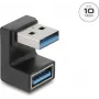Delock adaptador USB 10 Gbps Type-A macho para fêmea em U