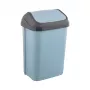 Balde do lixo KEEEPER com tampa giratória 25L Swantje 33,5x25,5x53,5cm azul