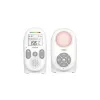Chillax CB260 intercomunicador digital DECT para bebé com função de intercomunicação, sensor de temperatura, luz de presença, canções de embalar e alarme vibratório – branco