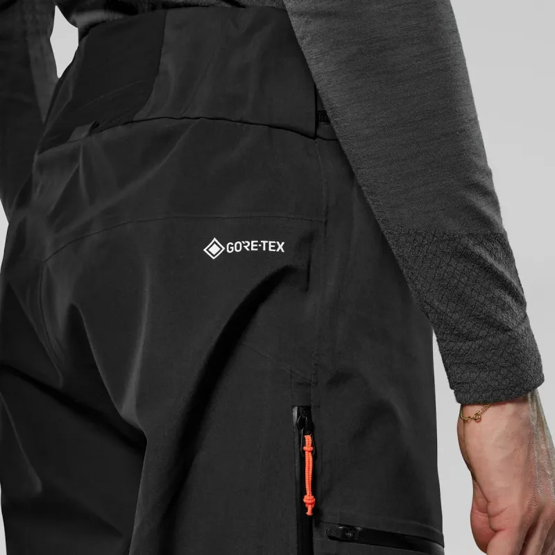 Salewa Calças de alpinismo impermeáveis Ortles GTX 3L EPE para homem Black Out EU 50