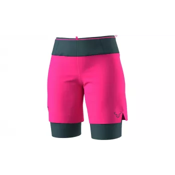 Salewa Dynafit Ultra 2/1 calções de corrida para mulher Pink Glo XS