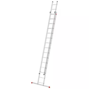 HAILO S80 ProfiStep duo escada combinada, alumínio, 2x15 degraus, carga máx. 150 kg