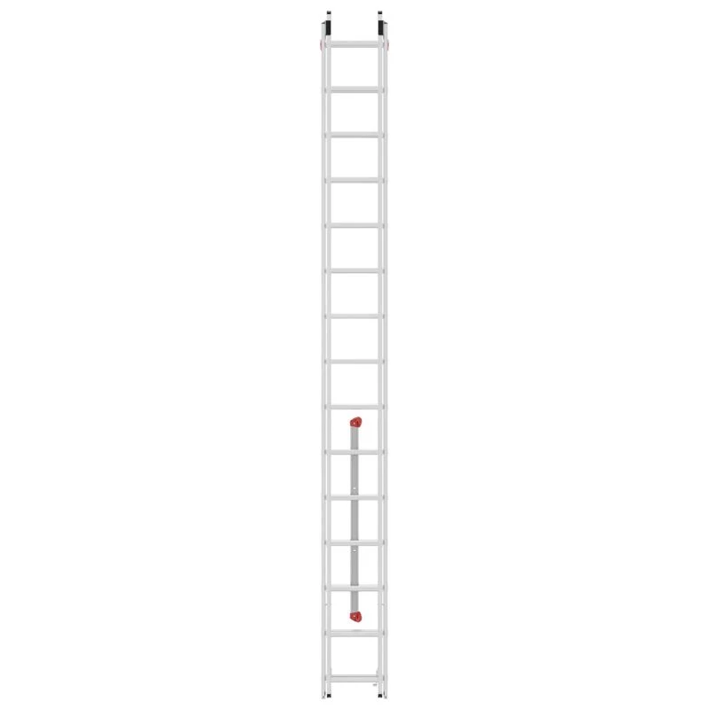 HAILO S80 ProfiStep duo escada combinada, alumínio, 2x15 degraus, carga máx. 150 kg