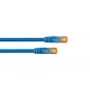 Cabo de patch RJ45 Cat.7 S/FTP Kabelmeister, bainha TPE altamente flexível, isento de halogéneos, azul, 0,25 m