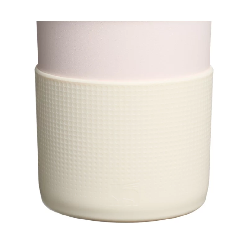 Conjunto STANLEY The Quencher Boot + tampa para palhinha, acessório protetor em silicone para copo térmico 1,18L, Light Cream