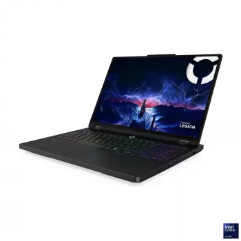 Lenovo Legion Pro 5i 16IAX10 Ultra 7 251HX 16 polegadas WQXGA OLED 165Hz 500nits Low Blue Light Glossy 16GB DDR5 5600 512GB SSD GeForce RTX 5060 8GB WiFi 7 + BT 5MP Cam 80Wh No OS Eclipse Black portátil gaming