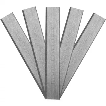 STANLEY Lâminas de plaina de substituição para RB10 e RB5, corte reto, pack de 10, aço SK5, 44 mm de largura