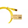 Kabelmeister Cabo de rede RJ45 Cat.7 S/FTP, revestimento TPE, sem halogéneos, amarelo, 10m