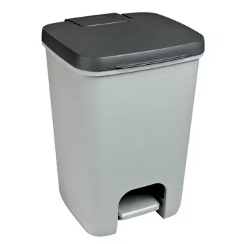 Curver Balde de pedal Essentials 20L Cinzento/Cinzento-escuro