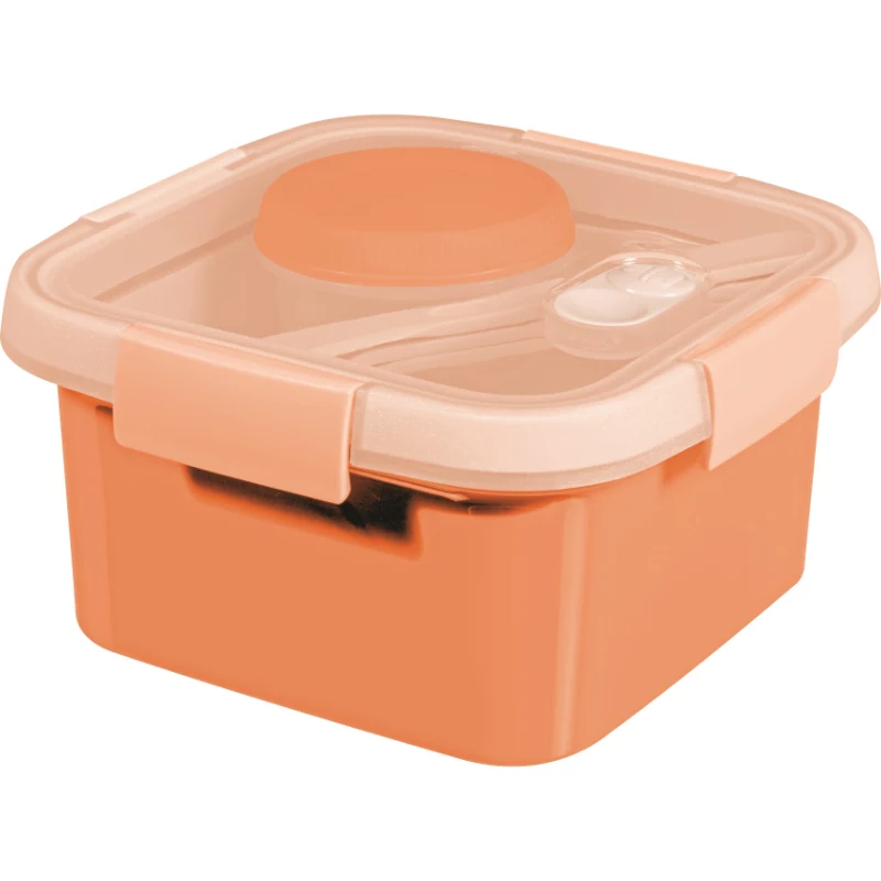 CURVER Lunch Kit Square 1,1L Smart To Go Mix Caixa hermética