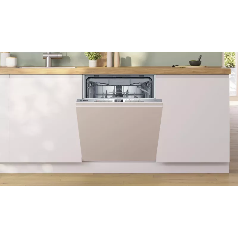 BOSCH SMH4HVX11E Máquina de lavar loiça totalmente integrada, 60 cm, 13 conjuntos, Wi-Fi, EcoSilence Drive, 44 dB, classe de eficiência energética C, VarioHinge