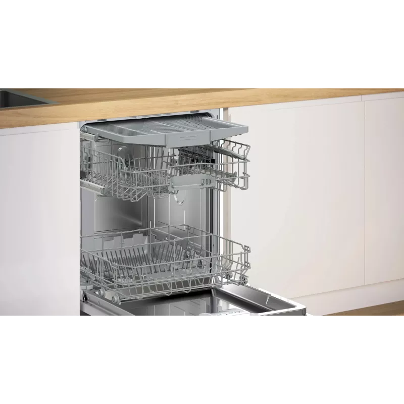 BOSCH SMH4HVX11E Máquina de lavar loiça totalmente integrada, 60 cm, 13 conjuntos, Wi-Fi, EcoSilence Drive, 44 dB, classe de eficiência energética C, VarioHinge