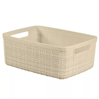 CURVER Cesto Jute S 5L 27x20x11cm Creme