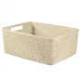Curver Cesto Jute M 12L 36x28x15cm Creme