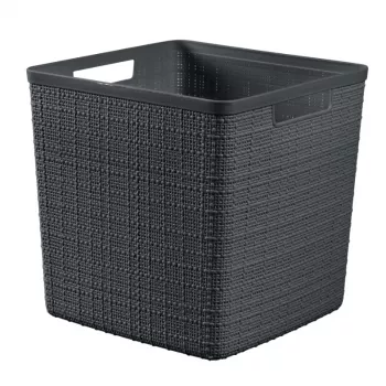 CURVER Cesto Jute Quadrado 17L 28x28x27cm Cinzento-escuro