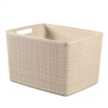 CURVER Cesto Jute L 20L 36x28x23cm Creme