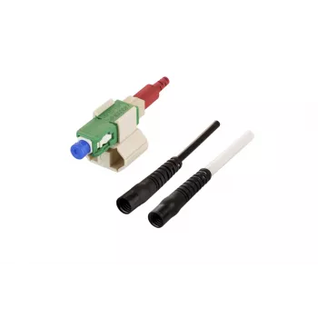 METZ CONNECT 1509QKEA0010-E SC OS2 Ficha monomodo verde de campo, pack de 10