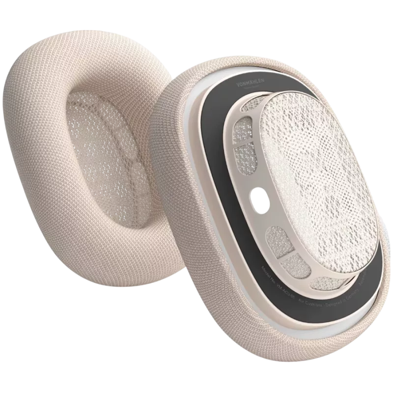 VONMÄHLEN almofadas para AirPods Max, Champagne