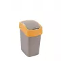 Curver Flip Bin caixote do lixo 25L, prateado/amarelo