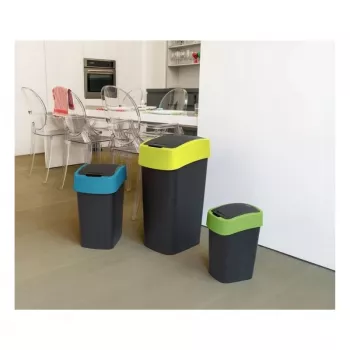 Curver Flip Bin 25L Balde do lixo Preto/Verde