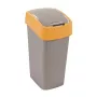 CURVER Flip Bin 45L Balde do lixo Prateado/Amarelo