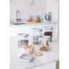 CURVER Dry Cube Recipiente quadrado para armazenamento de alimentos 2,3L Transparente/Cinzento