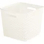 CURVER My Style Cesto de armazenamento quadrado 25L Creme