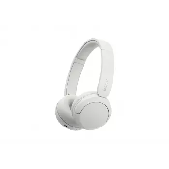 Sony WH-CH530 Auscultadores sem fios on-ear com bateria de 50h, DSEE, multiponto, Branco WHCH530W.CE7